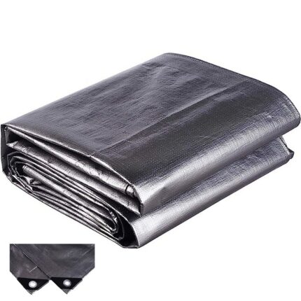 Μουσαμάς ασημί 200gr 4X5m CRESMAN