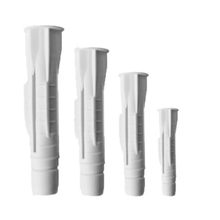 Βύσμα HARD-PLAST με ροδέλα λευκό 8mmX 52mm