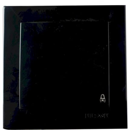 Μαύρο μπουτόν κουδουνιού 12V-220V