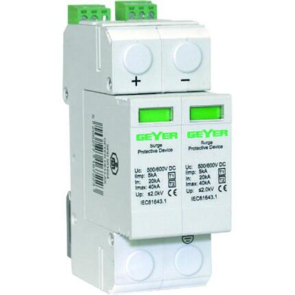 Αντικεραυνικό DC 2P τύπος Τ1 +Τ2 600V