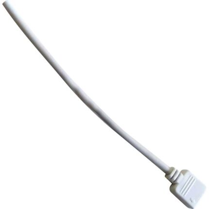 Ταχυσύνδεσμος αρσενικός για ταινία LED 10mm RGB λευκός
