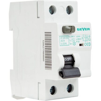 Ρελέ διαφυγής 2P 40A 30mA AC
