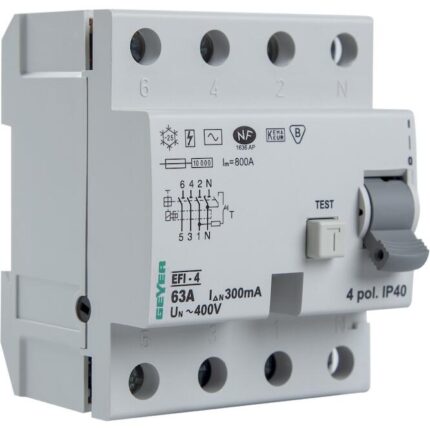 63A 4pol 300mA Διακόπτες διαρροής
