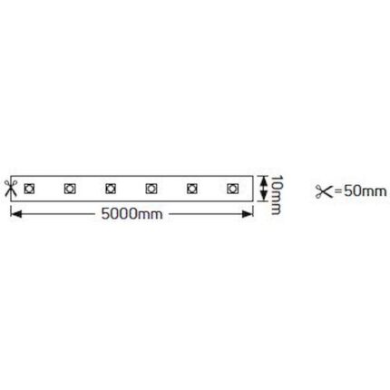 Ταινία LED Eco 7.2W 12V 4000K 800lm IP65