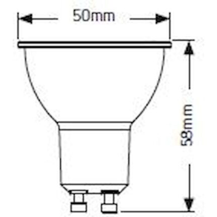 Λάμπα LED PAR16 3W GU10 6500K 300lm
