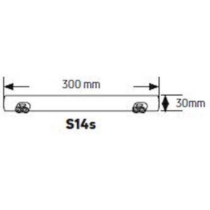 Λάμπα LED Linestra 5W S14s 3000K 500lm 0.3m