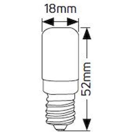 Λάμπα LED Νυxτός T20 1.3W E14 κίτρινο 45lm