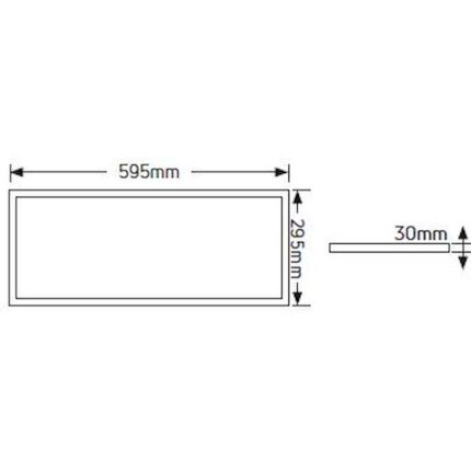 LED Panel Avra 60x30 24W 4000K 2160lm UGR<19