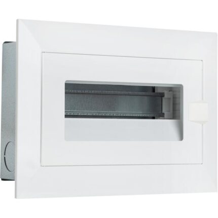 Πίνακας xωνευτός Ηρακλής 1x12θ διάφανη πόρτα IP30