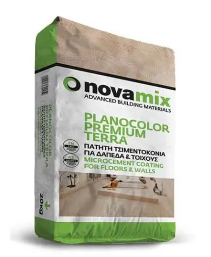 PLANOCOLOR PREMIUM TERRA - Πατητή τσιμεντοκονία 20Kg